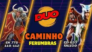 Tibia  Duo EK e ED na melhor hunt para profit [upl. by Etiam]