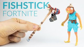 FISHSTICK amp Bootstraps with polymer clay Fortnite Battle Royale [upl. by Jillie]