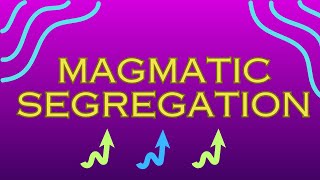 Magmatic segregation process formation and results of magmatic segregation [upl. by Fleur]