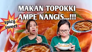 REVIEW MAKANAN KHAS KOREA quotTOPOKKIquot [upl. by Atalee]