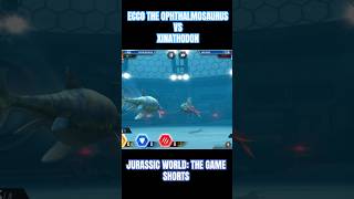 Ecco The Ophthalmosaurus vs Xinathodon  Jurassic World The Game Shorts [upl. by Osnofla]