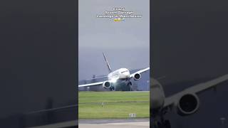 CRAZY LANDING STORM DARRAGH RYANAIR MANCHESTER AIRPORT shorts shortsfeed youtubeshorts india uk [upl. by Elodea]