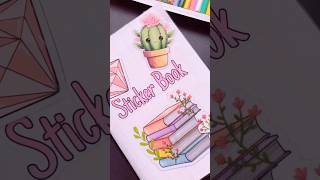 Sticker Book DIY 🦋trending art shortsfeed shorts [upl. by Renaxela]