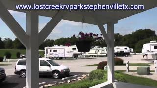 LOST CREEK RV PARK Stephenville Texas [upl. by Helsa582]