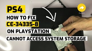 How to fix Ps4 Ce343358 Cannot Access The System Storage Fixed [upl. by Garner]