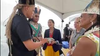 First time ever in history USA Secretary of the Interior meets with Caribbean Indigenous Leaders [upl. by Bobbye]