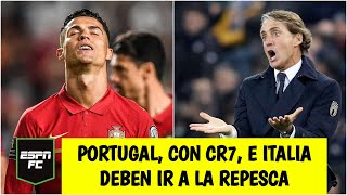 UEFA Portugal e Italia buscarán el mundial en el repechaje Partidos de vida o muerte  ESPN FC [upl. by Chae446]