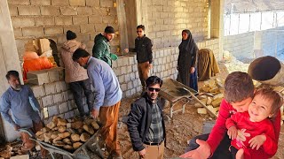 🏠Building a country house with Iranian architecture in the Peren family [upl. by Wagshul899]