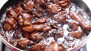 Chicken adobo  Adobong manok na nagmamantika [upl. by Rodge]