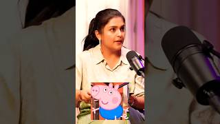 Prachi Saathi Popular Voice Peppa Pig Memorable Moments😳The MotorMouth Podcastshortsshortvideo [upl. by Eleahcim]