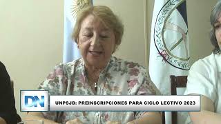 UNPSJB preinscripciones para ciclo lectivo 2023 [upl. by Tonia263]