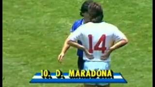 Maradona vs England in World Cup 1986 every touch [upl. by Jairia]