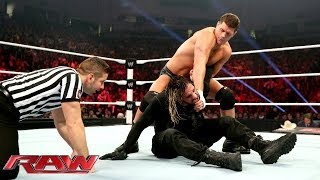 Big E Langston Cody Rhodes amp Goldust vs The Shield Raw Jan 20 2014 [upl. by Evan]