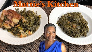 Old Fashion Collard Greens  Thanksgiving or Holiday Side Dish  Mattie’s Kitchen [upl. by Webb293]