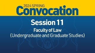 2024 Spring Convocation  Session 11 [upl. by Odetta347]