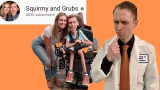 Neurologist Analyzes Squirmy and Grubs Spinal muscular Atrophy Shanes Treatment Fake Channel [upl. by Namaj617]