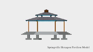 Smith Steelworks 30 Foot Hexagon Pavilion Model [upl. by Radmen162]