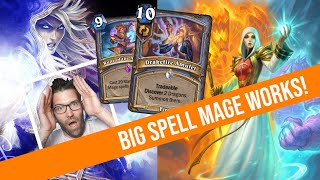 Onyxias Lair Big Spell Mage  Hearthstone  Alterac Mini Set [upl. by Hepsoj760]