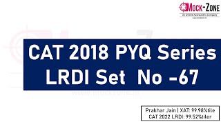 CAT 2024 Exam LRDI of the Day  PYQ Series  LRDI Set 67  CAT 2018 [upl. by Enileda]