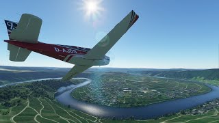 Flight Simulator 2020  Winningen  EDRK  Koblenz  Mosel tour [upl. by Pickett]