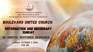 Boulevard United Church Divine Worship Service  REFORMATION amp MISSIONARY SUNDAY 2710 2024 Part 2 [upl. by Nwahsauq835]