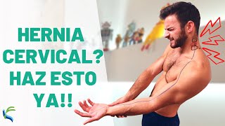 5 ejercicios para HERNIA DISCAL 😍 cervical ELIMINA dolor🔥 Fisiolution [upl. by Sissie446]