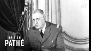 President De Gaulle Speaks On Algeria 1960 [upl. by Aihsatan184]