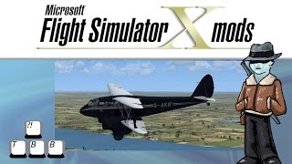 Flight Simulator X Plane Spotlight  De Havilland DH89 Dragon Rapide [upl. by Norret]