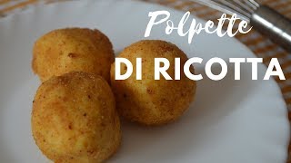 Polpette di ricotta [upl. by Rehpotirhc]