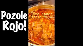 Pozole Rojo  Red Pozole [upl. by Llecrep791]