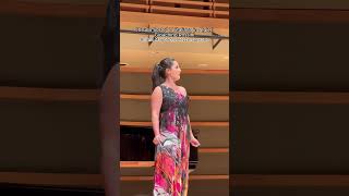 Mezzosoprano Ariana Maubach brings a unique lush and rich tone to Rossinis “Cruda Sorte” 🎶 [upl. by Berthoud861]