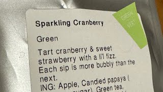 David’s Tea Review  Sparkling Cranberry [upl. by Olympium]