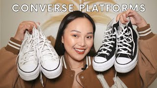 Converse Chuck Taylor All Star Lift Platform Sneakers Review [upl. by Gnas]