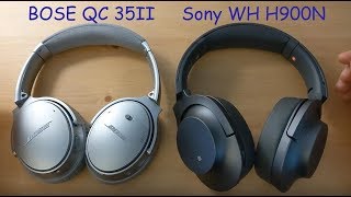 BOSE QuietComfort 35 II vs Sony WH H900N  Test deutsch [upl. by Grieve]