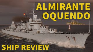 Almirante Oquendo  Dockyard T9 Spanish Cruiser  World of Warships [upl. by Ahsiei598]