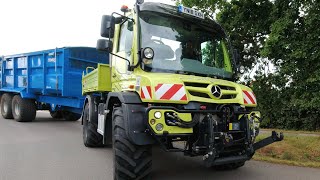 MercedesBenz Unimog U530 Implement Carrier FIRST IMPRESSION [upl. by Aohsoj]