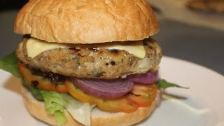 Home Made Chicken Burgers from Scratch [upl. by Yerok]