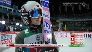 Halvor Egner Granerud 1055m  Oberstdorf 2023  Last Years 4HT Winner Is Out [upl. by Modeste]