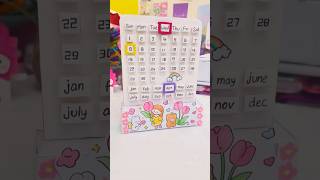 diy kawaii desk calendar Tutorial shorts diy artandcraft howtomake papercraft youtubeshorts [upl. by Hector]