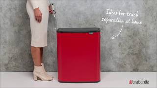 Bo Touch Bin 16 Gallon and 2x8 Gallon  Brabantia [upl. by Cardie905]