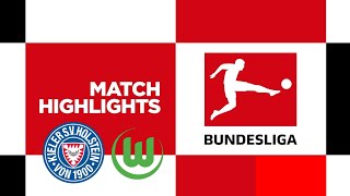 Holstein Kiel vs Wolfsburg  Highlights  Bundesliga 202425 [upl. by Notnilk]