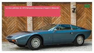 Maserati Khamsin  French Version [upl. by Natfa]