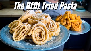 How to Make Fried Pasta  The REAL Italian Pasta Chips Recipe [upl. by Petrie]