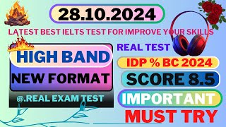 Achieve Band 9 ELTS Listening Practice Test for 2024 with Answers Actual IDP amp BC Test 28102024 [upl. by Niryt]