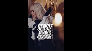 SENSİZ YAŞAMAYA ALIŞACAĞIM CEYLAN KARAOKE [upl. by Elyr]