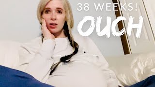 38 Weeks Pregnant  contractions after membrane sweep [upl. by Ahron352]