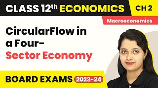 Class12 Macroeconomics Chapter 2 Circular Flow in a FourSector Economy National Income Accounting [upl. by Marden]