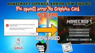 How to solve openGL error in Minecraft Tlauncher 117 version on LOWENDPC  video trending [upl. by Aveline]