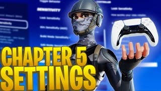 NEW Best Fortnite Chapter 5 Controller Settings  Sensitivity for 2024 XboxPS5PC [upl. by Garwin]