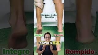 Ruptura do Tendão de Aquiles😱🦵 medico medicina curiosidades curiosidademedicina enfermeira [upl. by Eihctir]